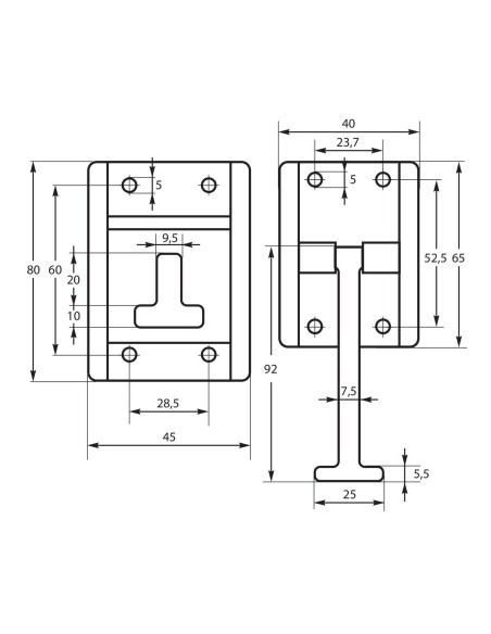 GANCI FERMA PORTE 98704 LAMPA