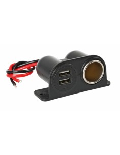 Extra-Power, presa corrente con doppia USB, 12/24V