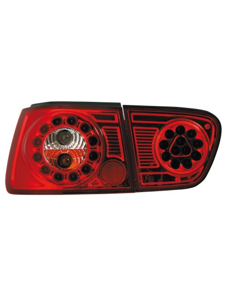 COPPIA FANALE POSTERIORE PERFORMANCE-LED SEAT IBIZA ROSSO 8/99- in poi 2/02 09230 LAMPA