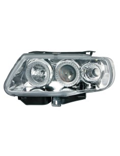 COPPIA FARO ANTERIORE PROIETTORE ANGEL -EYES CITROEN SAXO 96- in poi , CROMO 09857 LAMPA