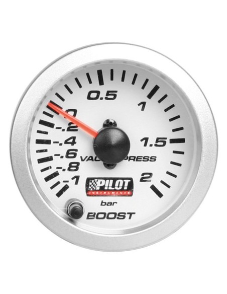 MANOMETRO PRESSIONE TURBO C/ILLUMINAZIONE LED 7 COLORI 10011 LAMPA