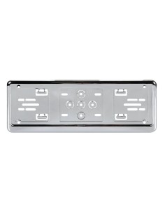 PORTATARGA ANTERIORE IN ABS,CROMATO 19925 LAMPA