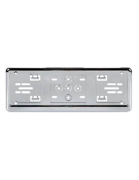 PORTATARGA ANTERIORE IN ABS,CROMATO 19925 LAMPA