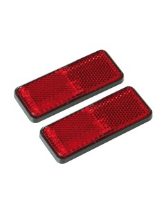 COPPIA CATARINFRANGENTE RETTANGOLARE ROSSO I OMOLOGATI 20540 LAMPA