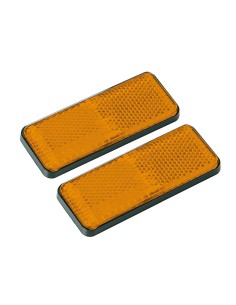 COPPIA CATARINFRANGENTE RETTANGOLARE ARANCIO OMOLOGATI 20541 LAMPA