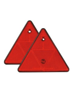 COPPIA CATARINFRANGENTE TRIANGOLARE ROSSO I OMOLOGATI 20542 LAMPA