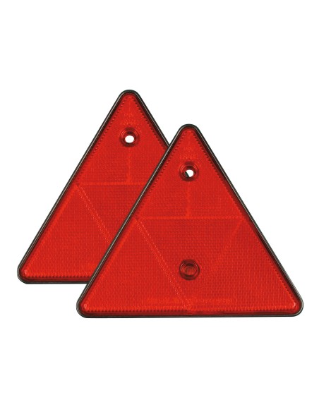 COPPIA CATARINFRANGENTE TRIANGOLARE ROSSO I OMOLOGATI 20542 LAMPA