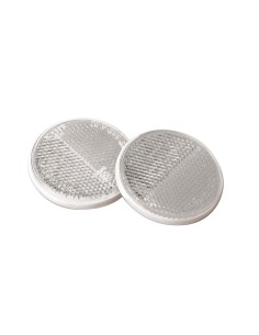 COPPIA CATARINFRANGENTE ROTONDI BIANCHI OMOLOGATI DIAM.65MM 20544 LAMPA