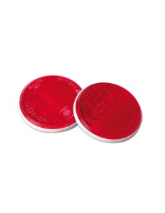 COPPIA CATARINFRANGENTE ROTONDI ROSSO I OMOLOGATI DIAM.65MM 20546 LAMPA
