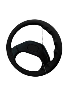 COPRIVOLANTE PELLE NERO 37-39CM 33011 LAMPA