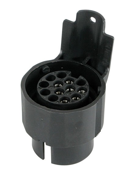 ADATTATORE 7 POLI(MASCHIO)  in poi  13 POLI(FEMMINA) 38993 LAMPA