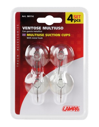 Ventose multiuso set 4 pz