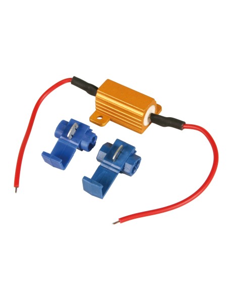 RESISTENZA CEMENTATA 3 OHM 5W C/CONNETTORI RAPIDI 45505 LAMPA