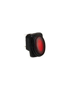 MICRO INTERRUTTORE 12/24V CON LED ROSSO 45535 LAMPA