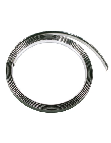 PROFILO ADESIVO CHROME-STRIPE FLAT TYPE 21MM X 4M 20873 LAMPA