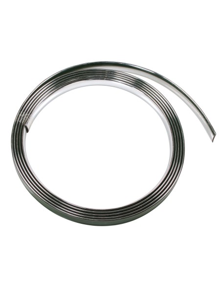 PROFILO ADESIVO CHROME-STRIPE FLAT TYPE 21MM X 4M 20873 LAMPA