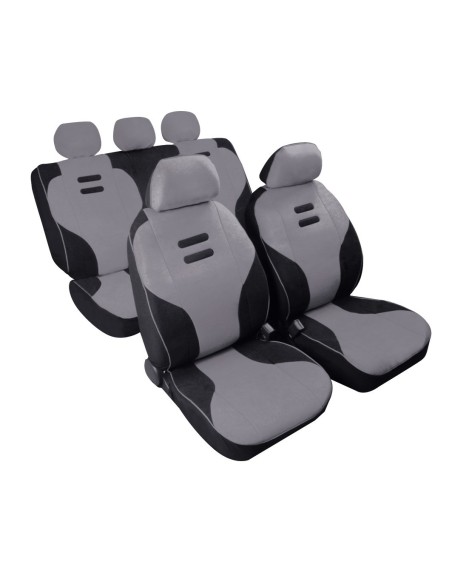 SET COPRISEDILI FODERA KYNOX NERO+GRIGIO COORDINATE, IN MICROFIBRA 54900 LAMPA