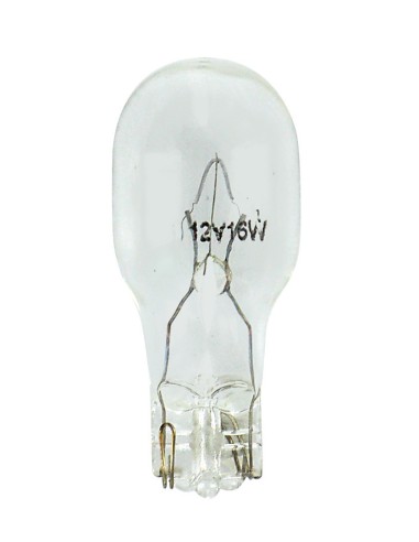 COPPIA LAMPADINA ZOCCOLO VETRO 16W W16W 58099 LAMPA