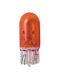 SET 10 LAMPADINE WY5W W-BASE T10 12V.5W ARANCIONE, SCATOLA 58109 LAMPA