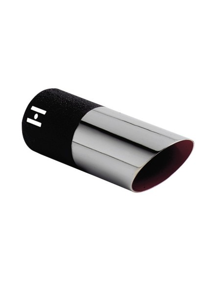 CODINO TERMINALE MARMITTA T-04 ACCIAIO INOX DIAM.37-50MM 60000 LAMPA