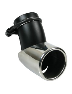 CODINO TERMINALE MARMITTA TS-61 ACCIAIO INOX REGOLABILE DIAM.37-49MM 60045 LAMPA