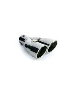 CODINO TERMINALE MARMITTA TS-22 ACCIAIO INOX DIAM.36-48MM 60076 LAMPA