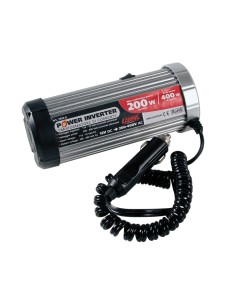 POWER INVERTER 200W 12- in poi 220V SPUNTO 400W ROHS 74520 LAMPA