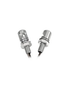 COPPIA VITI M8 COL.ALLUMINIO LUCE BIANCA A LED 90170 LAMPA