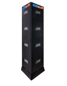 ESPOSITORE ROTANTE TRIFACCIALE (TIPO TOTEM)PER INTERNI (F) 98999 LAMPA