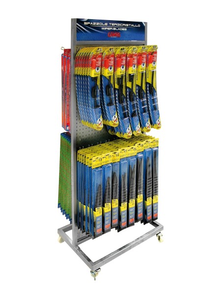 ESPOSITORE 2 LIV. CON RUOTE 99051 LAMPA