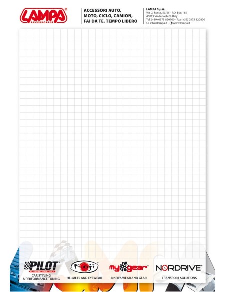 BLOCCO LAMPA FORMATO A5