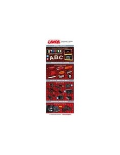 LOCANDINA ACCESSORI CAMION DISPLAY ALLUMINIO 99145 LAMPA