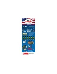 LOCANDINA TURTLE WAX DISPLAY ALLUMINIO 99169 LAMPA