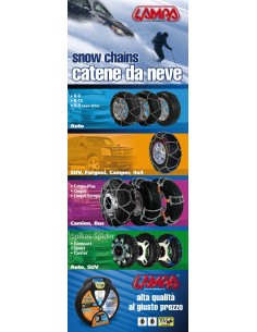 KIT LOCANDINA CON PIEDISTALLO (CATENE NEVE) 99199 LAMPA