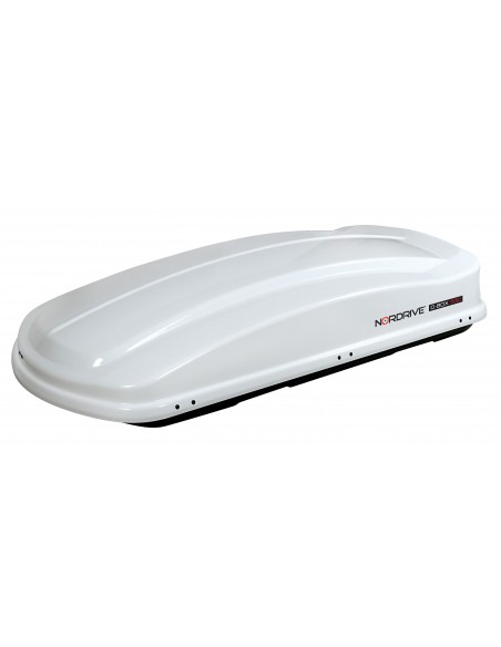 CARGO BOX TETTO ABS LT.530 BIANCO LUCIDO LISCIO MM.2010X900X400 N60023 LAMPA