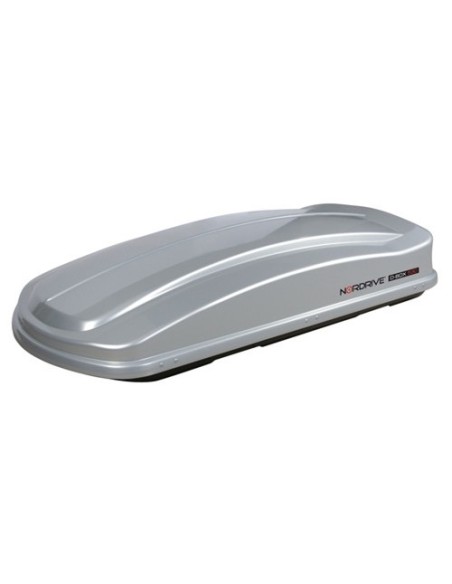 CARGO BOX TETTO ABS LT.530 SILVER METALL.LISCIO DOPPIA APERTURA MM.2010X900X400 N60024 LAMPA