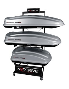 ESPOSITORE X 3 BOX TETTO CON 1 RIPIANO SCORREVOLE N60030 LAMPA