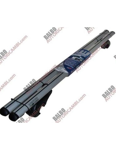 COPPIA BARRE PORTATUTTO BRIO CM.135 SW C/CH.ALLUMINIO 937838D MENABO'