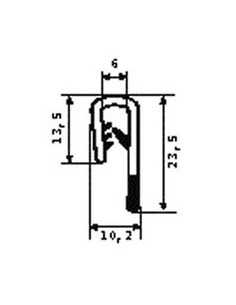 CANALINO COPRIFILO PVC DA 50M 051010 SICCOM