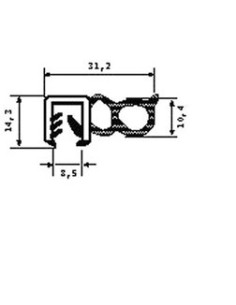 TRAFILATO PSL PER CABINE 051431 SICCOM