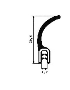 TRAFILATO PL CON ALETTA 051490 SICCOM