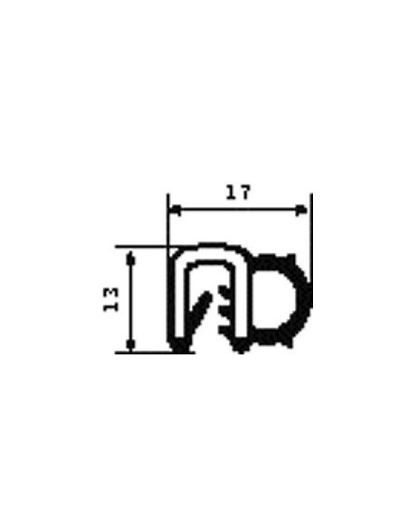 TRAFILATO PSL VANO PORTA DA 25 MT 053070 SICCOM