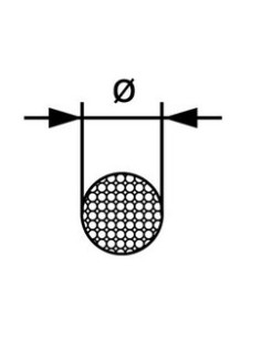 TRAFILATO TONDO IN SPUGNA DIAM.5 MM 060005 SICCOM
