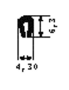 CANALINO COPRIFILO IN PVC 068611 SICCOM