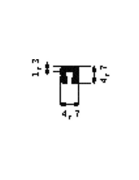 CANALINO COPRIFILO IN PVC 068612 SICCOM
