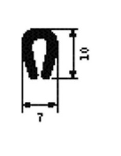 COPRIFILO PVC 10MM 068613 SICCOM