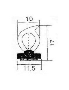 TRAFILATO GOMMA SPUGNA 068637 SICCOM