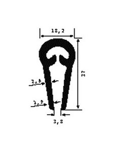 TRAFILATO EPDM PER SERRE 069012 SICCOM
