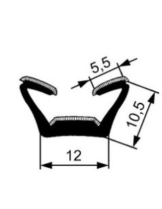 TRAFILATO FLOCCATO 620001092G SICCOM
