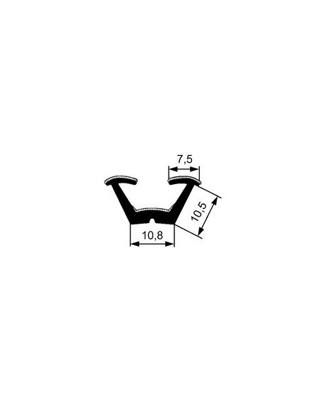 TRAFILATO RETTILINEO FLOCCATO 620001098N SICCOM